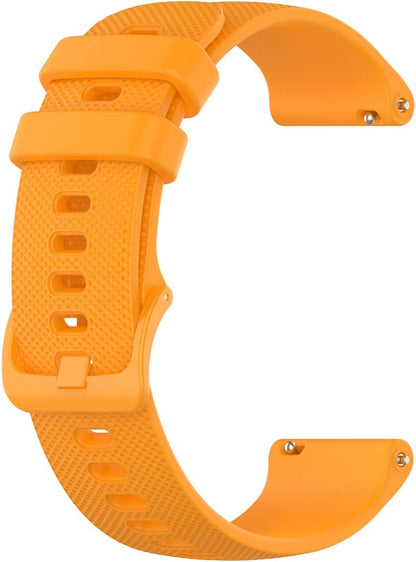 Bands Compatible with Polar Vantage M, 22mm Quick Release Replacement Sport Colourful Silicone Bracelet Strap Band Polar Vantage M Smartwatch, Soft and Durable (Black/Gray/Yellow)