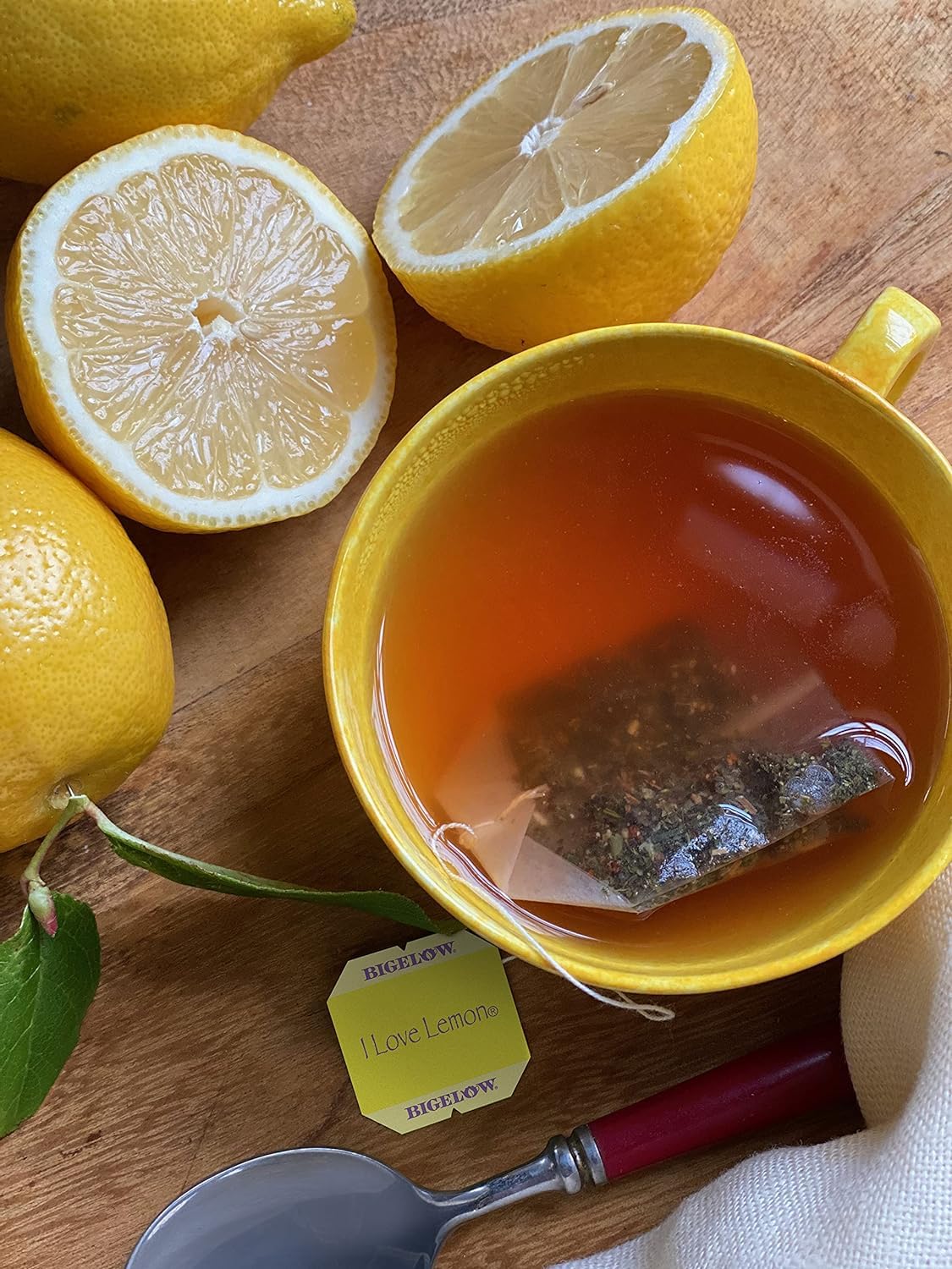 Tea I Love Lemon with Vitamin C Herbal Tea, Caffeine Free Tea , 20 Count Box (Pack of 6), 120 Total Tea Bags