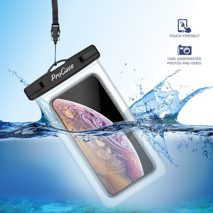 6 Pack Waterproof Phone Pouch Dry Bag Underwater Case for iPhone 16 15 14 13 12 11 Pro Plus Max Mini Xs XR X 8 7, Galaxy S23 S22 S21 Ultra Note up to 7" -Mixed