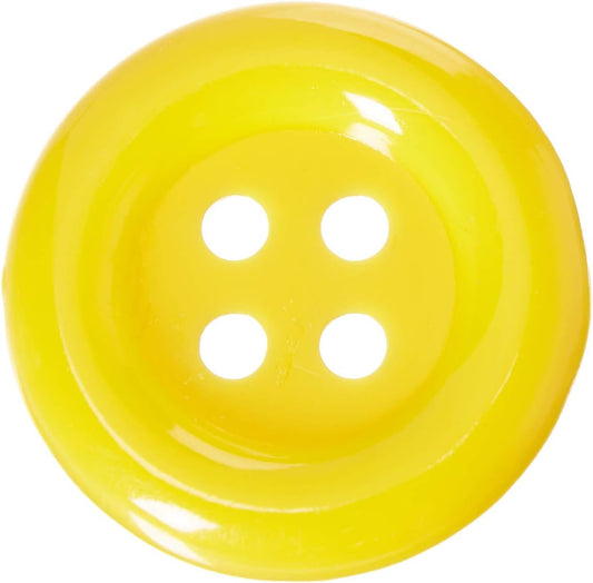 Large Size Sunburst Yellow Buttons Pack of 40