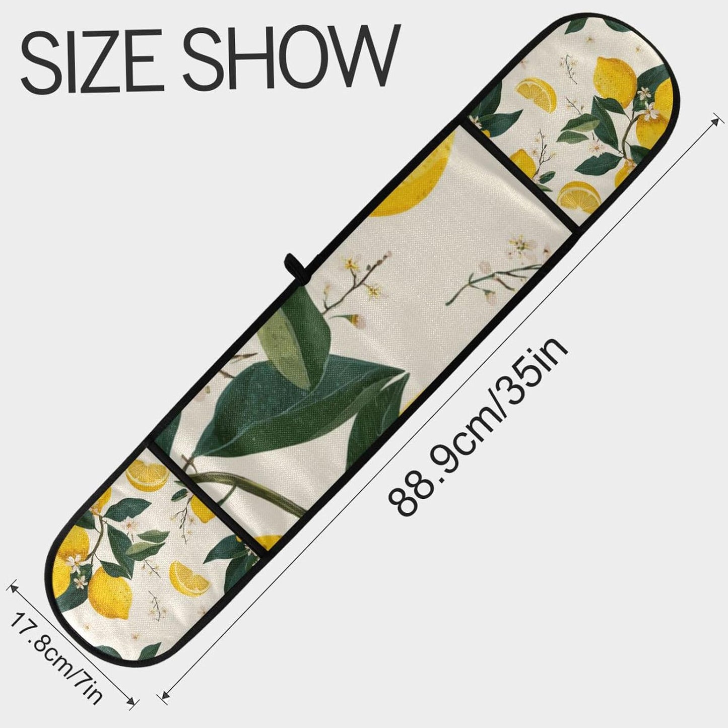 Beige Flower Lemon Oven Mitts Pot Holder High Heat Resistant Double Kitchen Oven Mitt Soft Cotton Lining Hot Pads Thick Gloves for Cooking Banquet BBQ