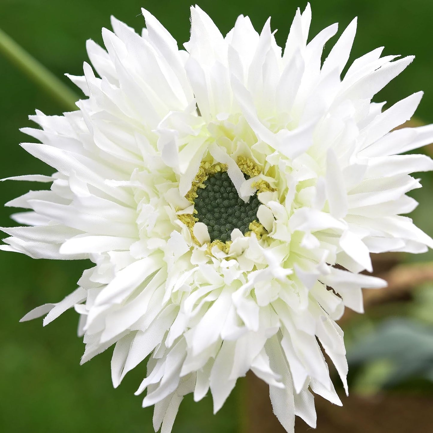 Real Touch Gerbera Daisy Artificial Flowers Arrangement & Wedding Bouquet (7 Floral Stems, Tuscany Yellow)