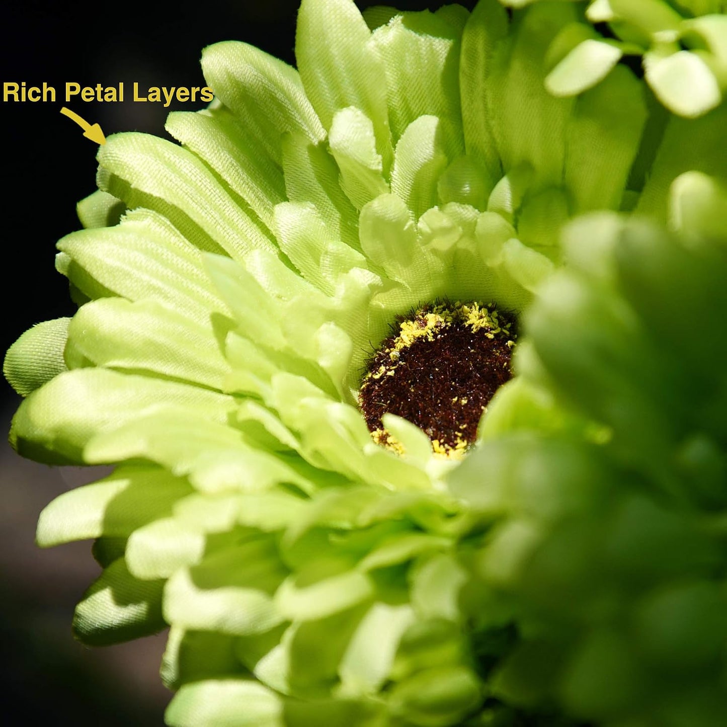 Real Touch Gerbera Daisy Artificial Flowers Arrangement & Wedding Bouquet (7 Floral Stems, Tuscany Yellow)