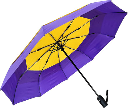 Umbrella Windproof Travel for Rain - Easy Auto Open Close, Durable & Compact Umbrellas, Waterproof Canopy - Backpack, Purse, Portable Umbrella for Travel