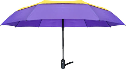 Umbrella Windproof Travel for Rain - Easy Auto Open Close, Durable & Compact Umbrellas, Waterproof Canopy - Backpack, Purse, Portable Umbrella for Travel