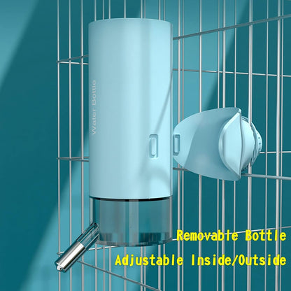 Dog Crate Water Bottle Stainless Steel Leak-Proof Ball 24oz Top Fill Dog Water Dispenser for Cage