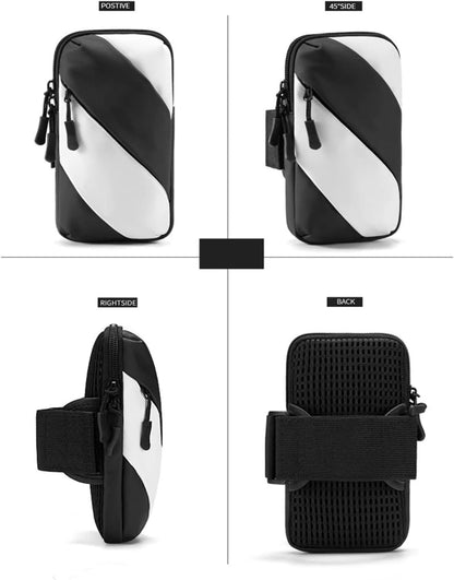 Sports Mobile Phone Case Breathable Waterproof Running Holder Jogging Gym Armband Bag(Yellow)