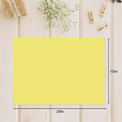 1000 Sheets 20"X15" Tissue Paper Bulk for Gift Bags - Yellow Wrapping Tissue Paper for Birthday,Weddings,Showers,Gift Packaging,Artworks,Party Favor,Decorations,Wrapping Supplies