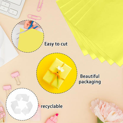 1000 Sheets 20"X15" Tissue Paper Bulk for Gift Bags - Yellow Wrapping Tissue Paper for Birthday,Weddings,Showers,Gift Packaging,Artworks,Party Favor,Decorations,Wrapping Supplies