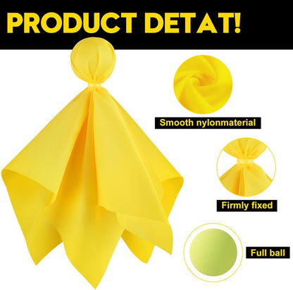 Football Penalty Flags, 6-Pack Yellow Referee Flags for Games and Parties | Yellow Football Penalty Flags, 6-Piece Referee Set for Football Games, Fan Events, Sports Parties and Game Day Activities