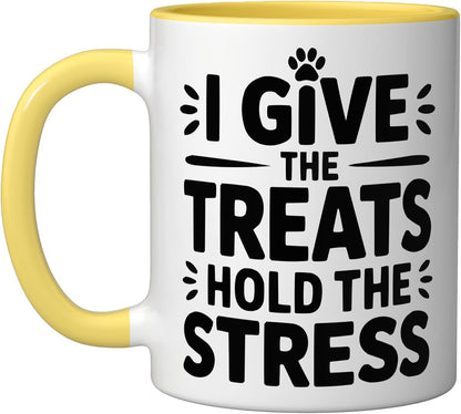 Veterinary Assistant Veterinarian Pet Animal Care Ceramic Mug, Yellow/White, 11oz