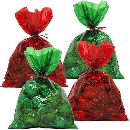 100Pcs Yellow Gift Bags，Cellophane Bags,Treat Bags,Goodie Bags,Candy Bags They are Suitable for Valentine, Birthday, Cookie Snack Packing Party Favor Supplies 6x9 inch