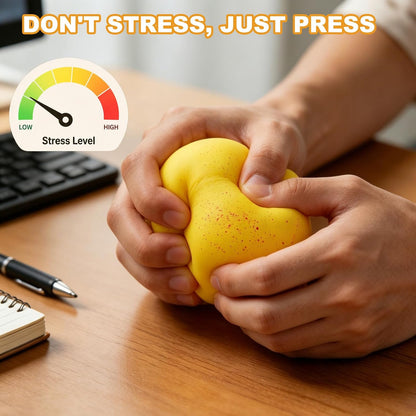 Slow Rising Squishy Bread, Sensory Fidget Toys for Adults & Teens Stress Relief Anxiety Melt, Realistic Butter Scented Squishy Soft Foam Toy for Office Desk Calming Gifts(Yellow-Round)