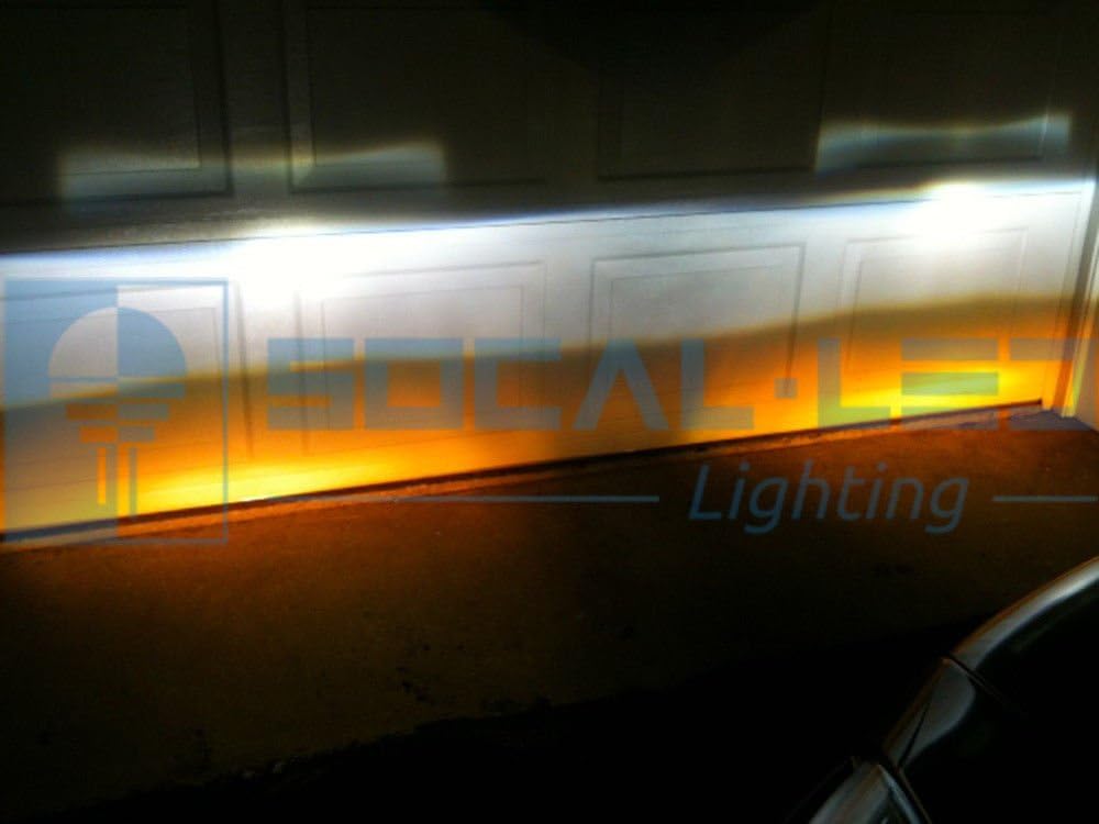2x HB3 H10 9005 9145 LED Fog Light Bulb for Powersports Advanced 3030 SMD Bright Colorful Daytime Running DRL Lamp, Amber Yellow