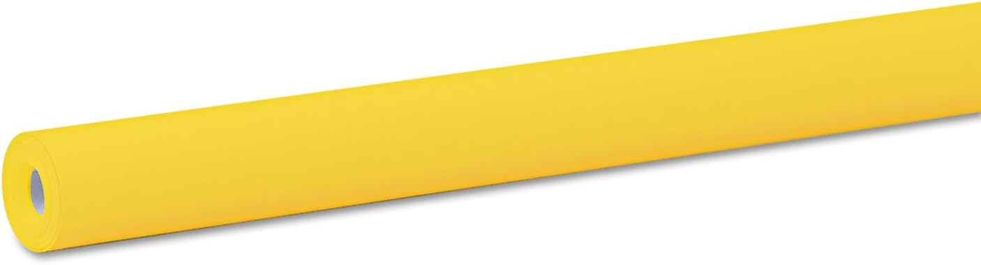 Bulletin Board Paper, Fade-Resistant Paper for Classroom Decor, 48” x 50’, Canary, 1 Roll