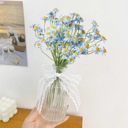 Small White Daisy Flowers Artificial,2 Bouquet/12Pcs 10 Inch Fake Daisies | Cute,Realistic,Spring Wild Flower for Party Decor (Vase Not Included)