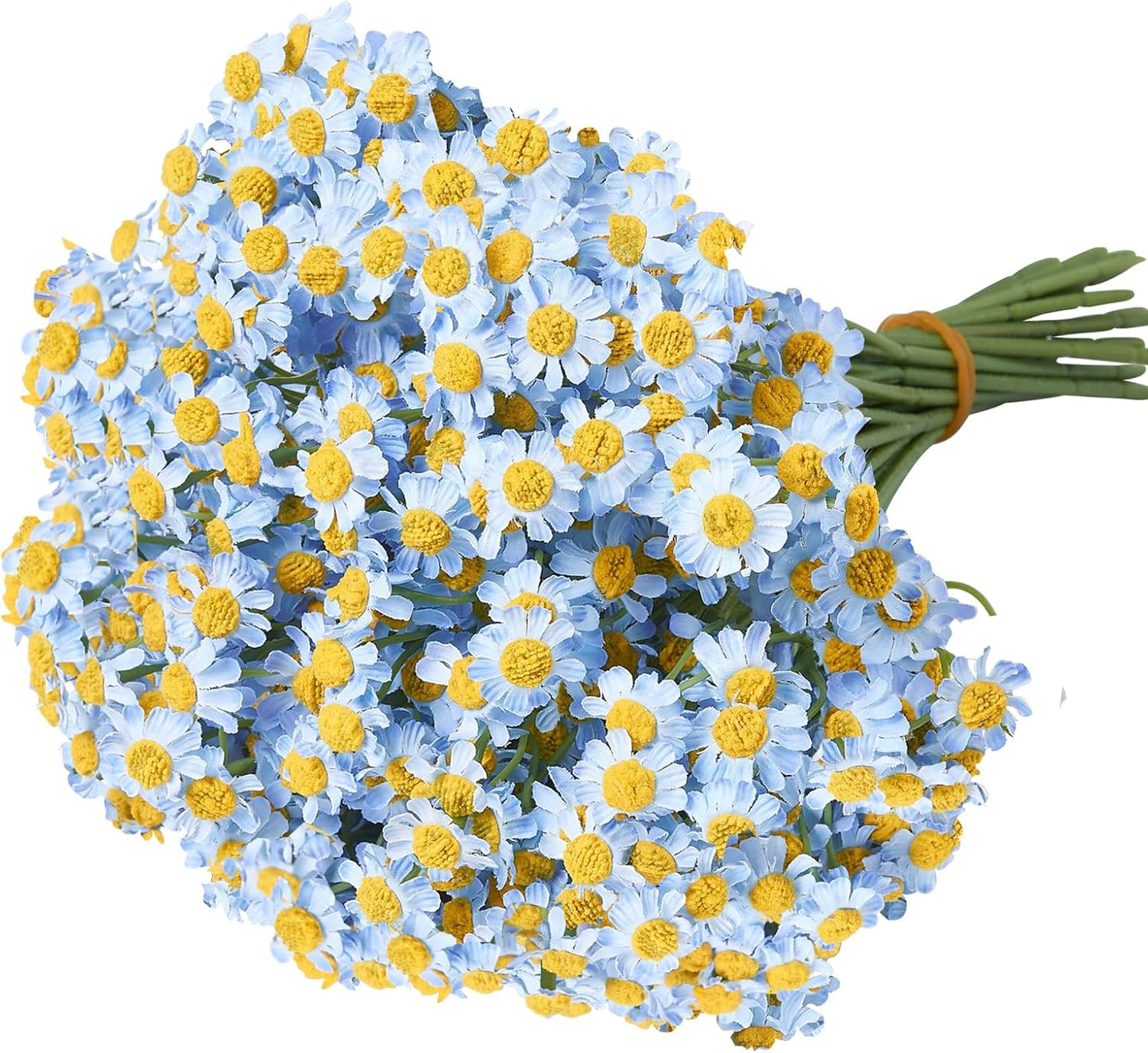 Small White Daisy Flowers Artificial,2 Bouquet/12Pcs 10 Inch Fake Daisies | Cute,Realistic,Spring Wild Flower for Party Decor (Vase Not Included)