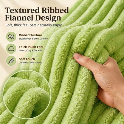 Emotional Support Blanket Yellow for Dogs - Calming Dog Blanket for Anxiety Relief - Soft Plush Pet Throw for Thunders & Travel - Machine Washable Security Blanket (27.56 * 39.37",Pink)