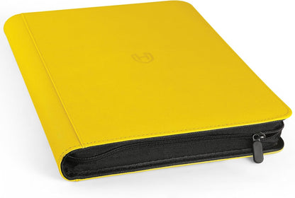 Card Binder 9 Pocket with Zipper, 648 Pockets Trading Card Holder Book, Premium PU Cover Zip Folder Binder, Side Loading Carrying Case Binder Album for TCG, MTG, Sports Cards, Game Cards
