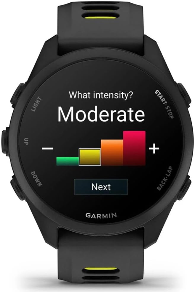 Forerunner 170 Music, 1.2" AMOLED GPS Running Watch, On-Watch Music, 10-Day Battery, Black/Amp Yellow, 010-03920-10 w/Deco Essentials Charging Dock, 2-Pack Screen Protector & 3-Pack Dust Cover