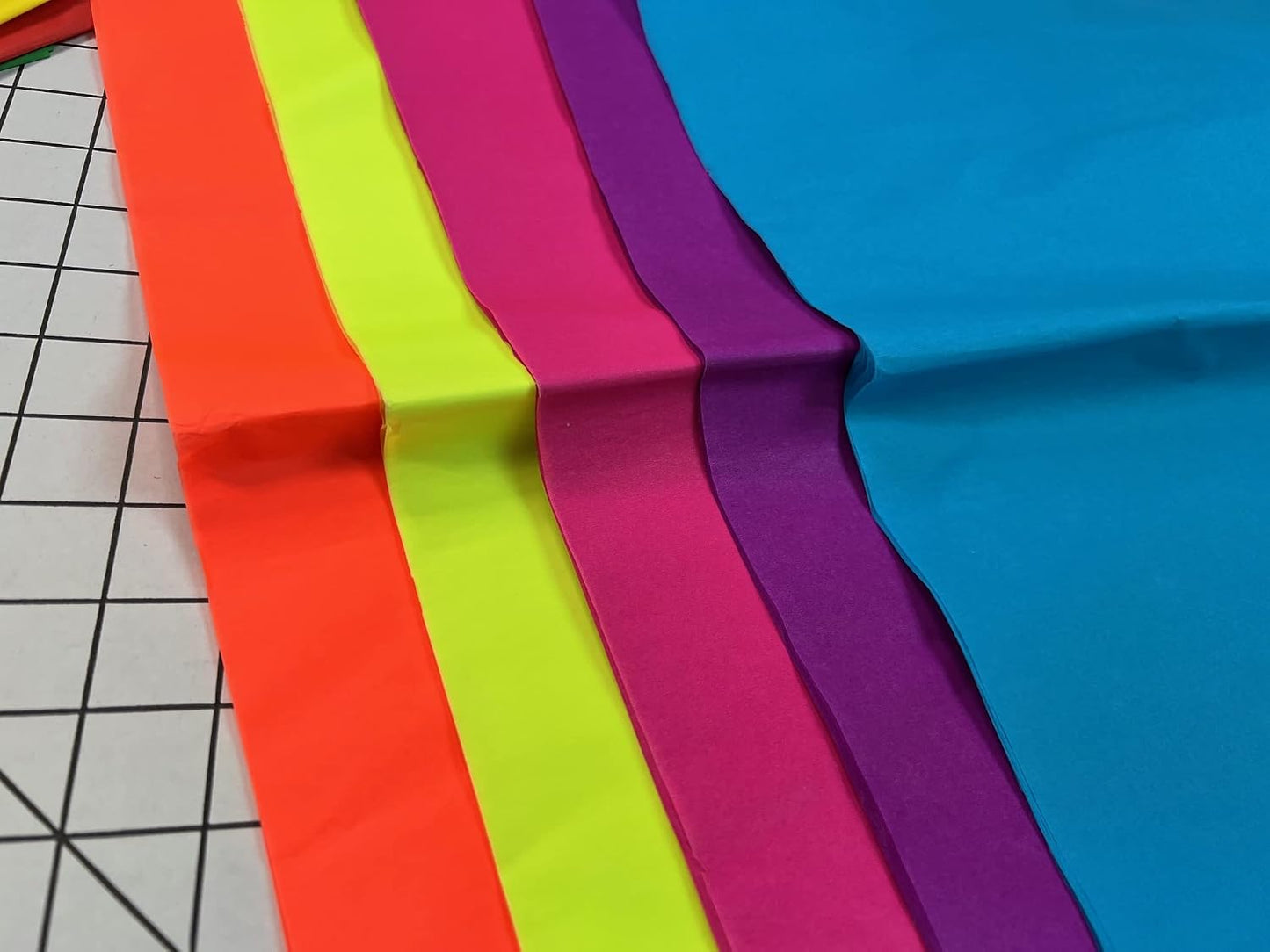 Tissue Paper for Gift Bags - Neon, 100 Sheets 14x20in Wrapping Paper | Premium Gift Wrap Tissue Paper for DIY Crafts - Birthday Party, Wedding, Holidays, Flower Decorations & Custom Art Projects