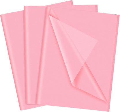 60 Sheets Pink Tissue Paper Set Valentines Gift Wrap Paper(Pink) | 14 X 20 Inch, Hot Pink Wrapping Paper for Gift Packaging Filler, DIY Art Crafts, Birthday, Wedding, Baby Shower Party Decor