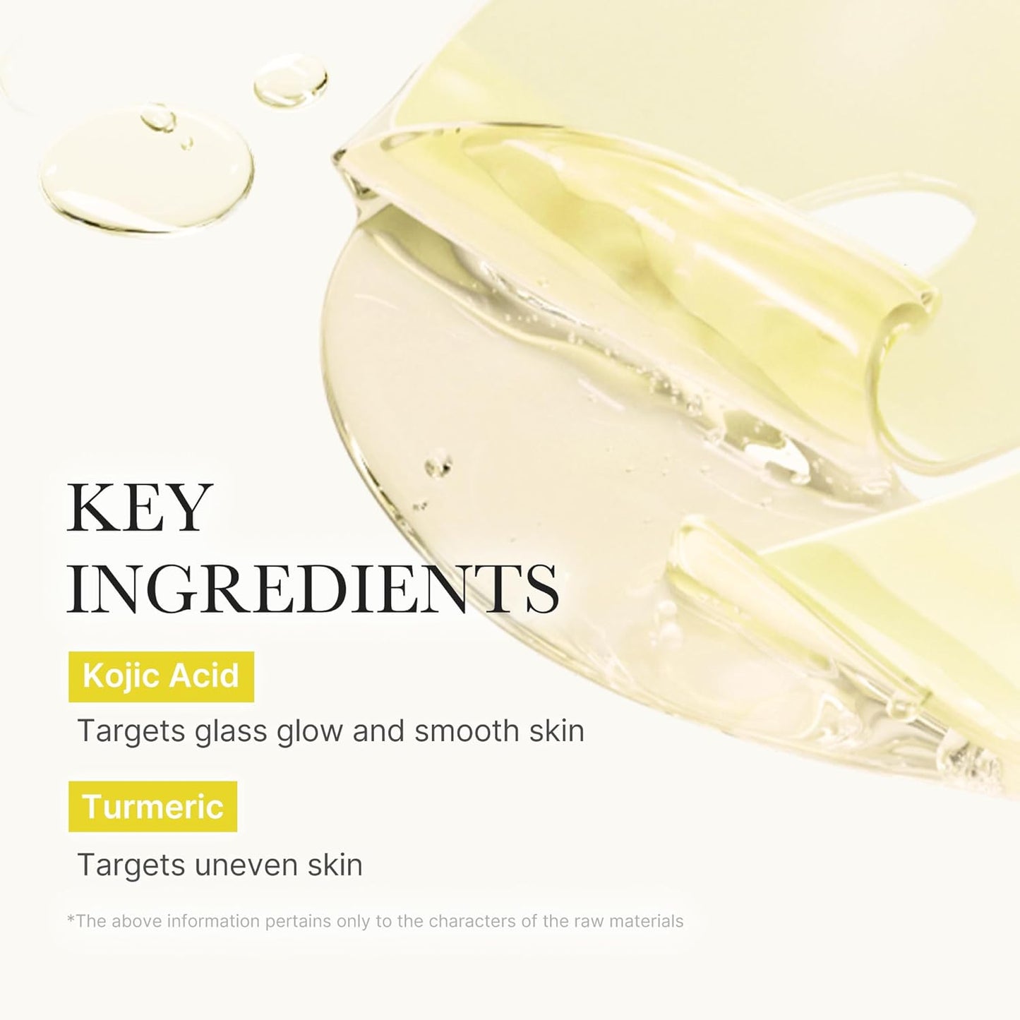 Jelly Gel Mask with Brightening Kojic Acid Turmeric | Overnight Face Mask for Glass Glow Skin | Elasticity, Hydrating, Firming and Radiance Boosting | Korean Skincare, 28g x 4ea