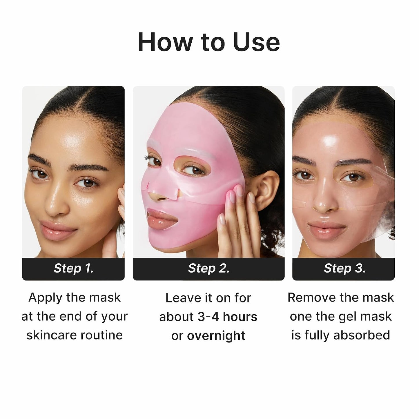 Jelly Gel Mask with Brightening Kojic Acid Turmeric | Overnight Face Mask for Glass Glow Skin | Elasticity, Hydrating, Firming and Radiance Boosting | Korean Skincare, 28g x 4ea
