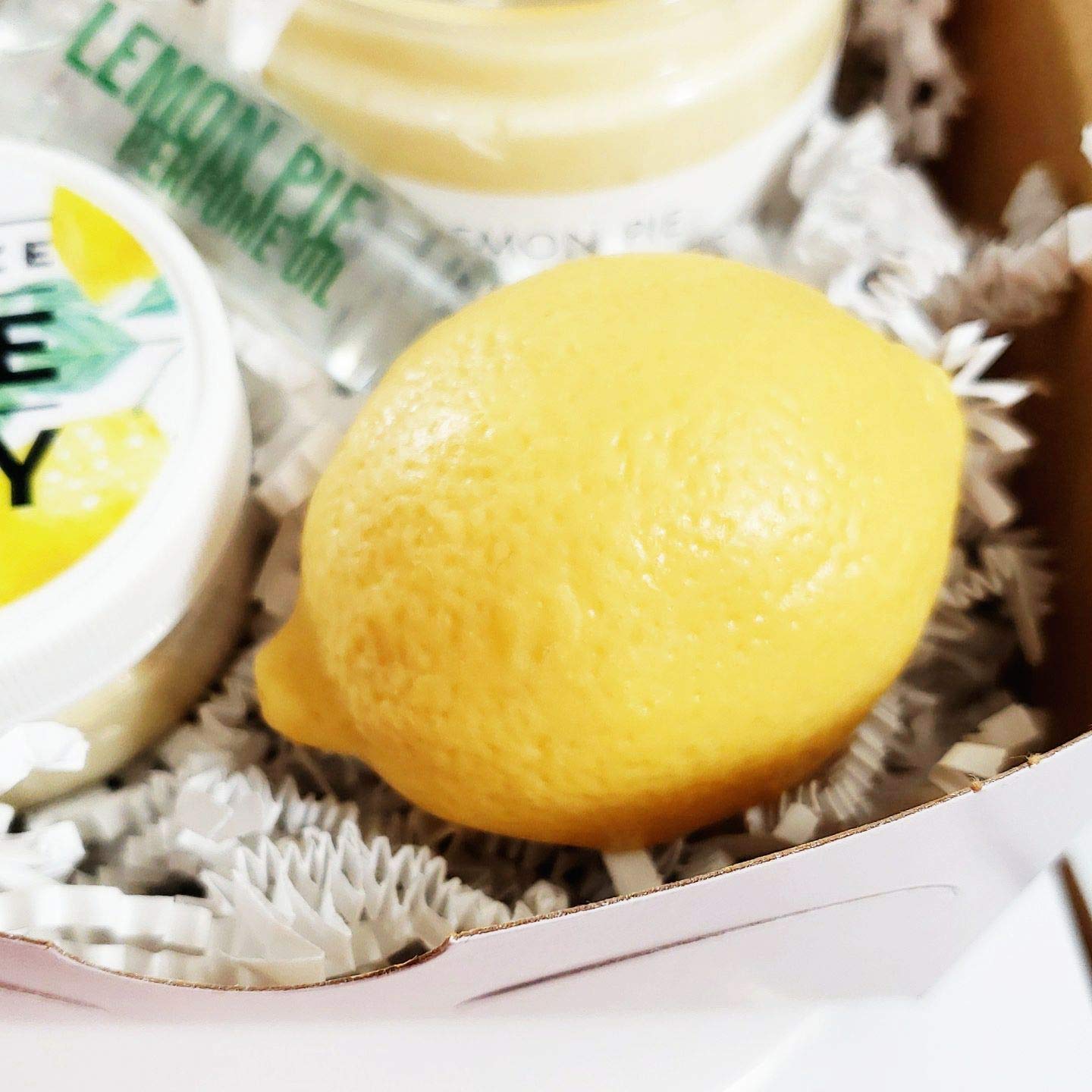 Lemon Bath and Body Gift for Women Spa Box Set