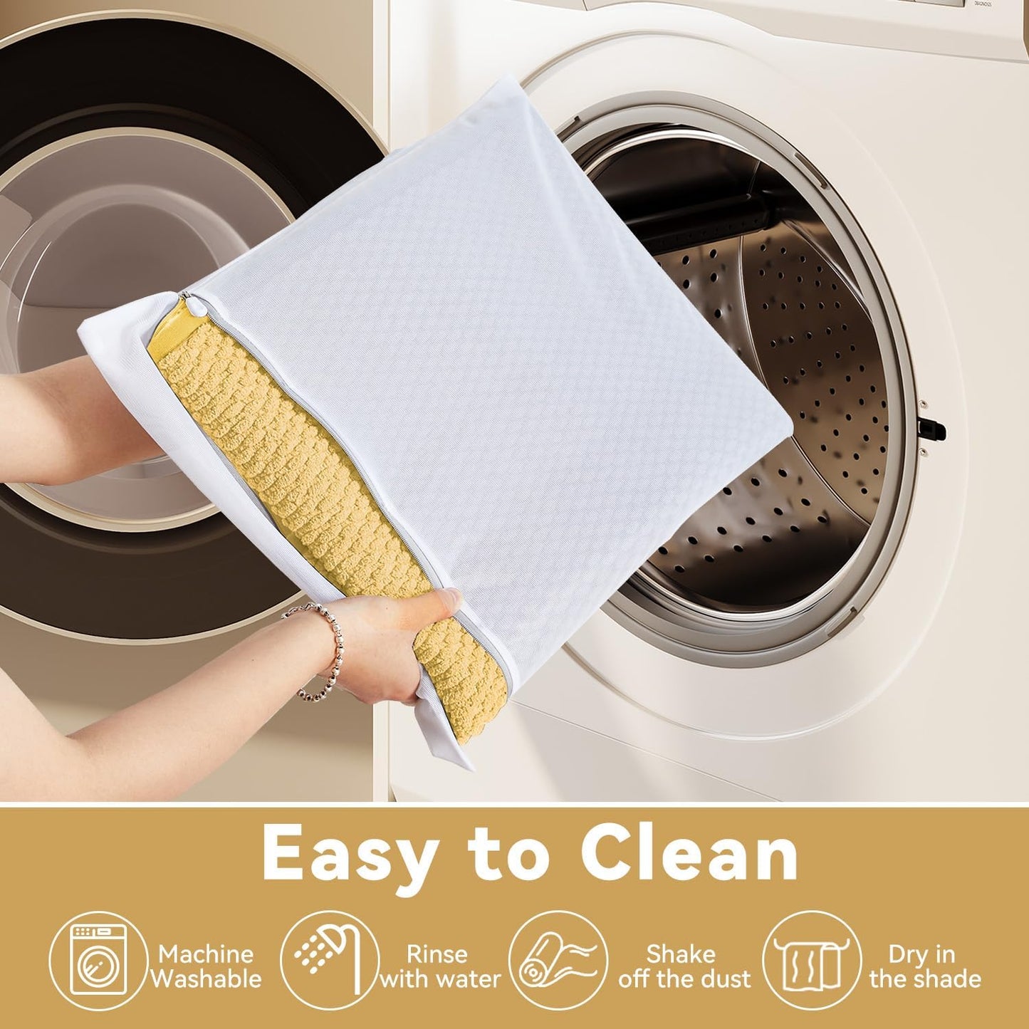 Bathroom Rugs Non Slip Washable, Super Absorbent Thin Bath Mat Quick Dry Low Pile Bathroom Rug, Yellow 24"x47"