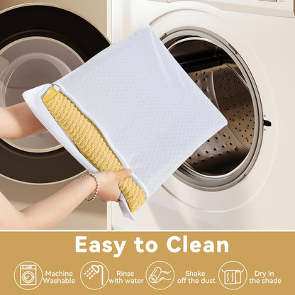 Bathroom Rugs Non Slip Washable, Super Absorbent Thin Bath Mat Quick Dry Low Pile Bathroom Rug, Yellow 24"x47"