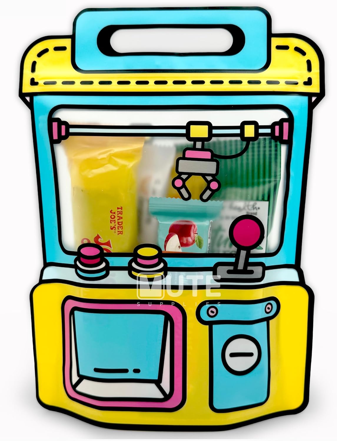 20 Pack Goodie Bags for Kids Birthday Party Supplies - Bulk Gift Bag for Favors, Food, and Candy with Resealable Ziplock Seal (Yellow/Large)