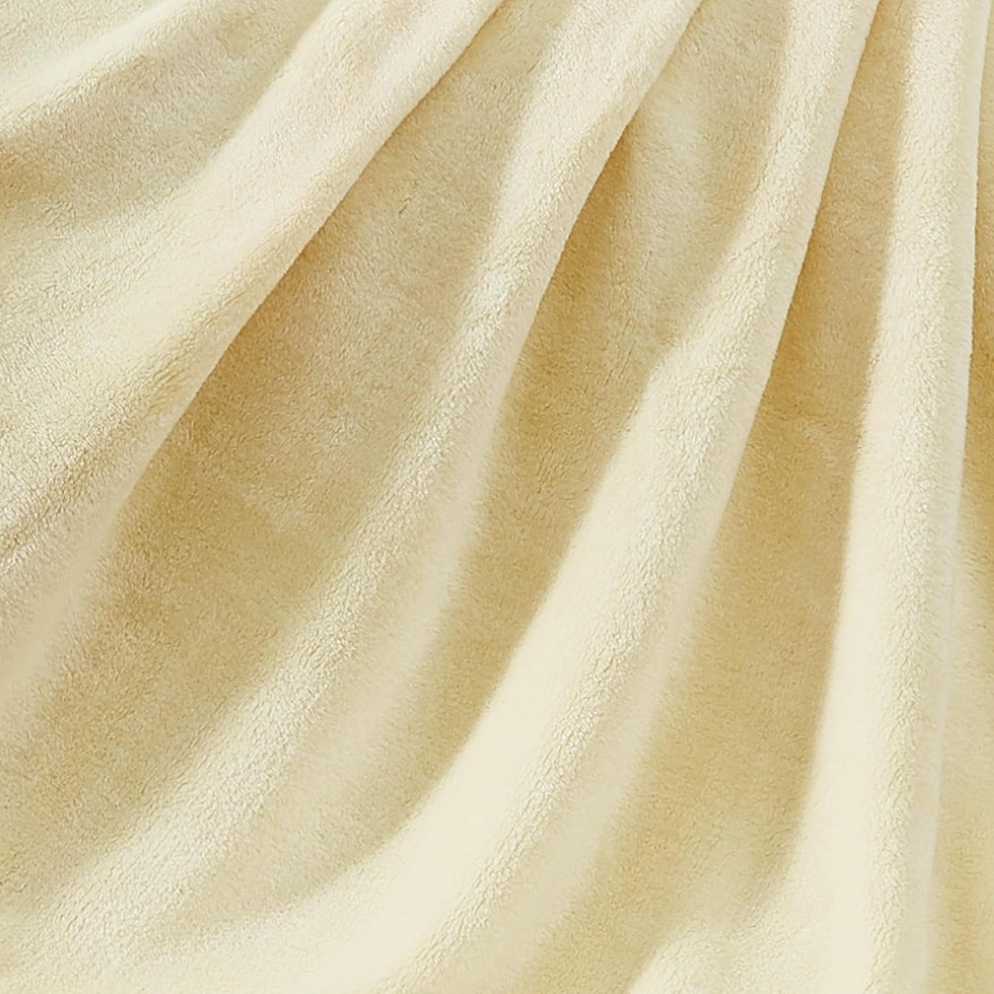 Solid Plush Throws Yellow Polyester 1-Piece 50x60 Throw Blanket, Solid Themed, for Men and Women, Oeko-TEX Certified Confidence