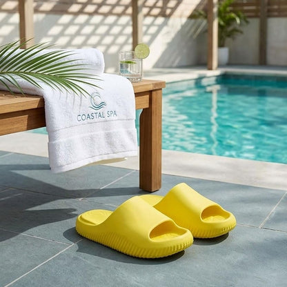 Women Cloud Slides Men Summer Comfort Sandals Shower Shoes 5527