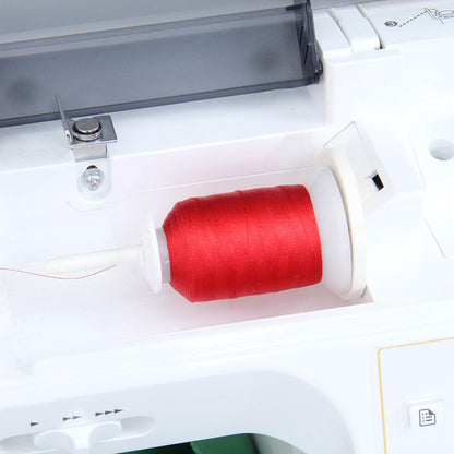 60wt Embroidery Bobbin Thread, 1000M, Yellow | Lightweight bobbin thread for machine embroidery and sewing. Smooth 60wt thread helps designs stitch cleanly.