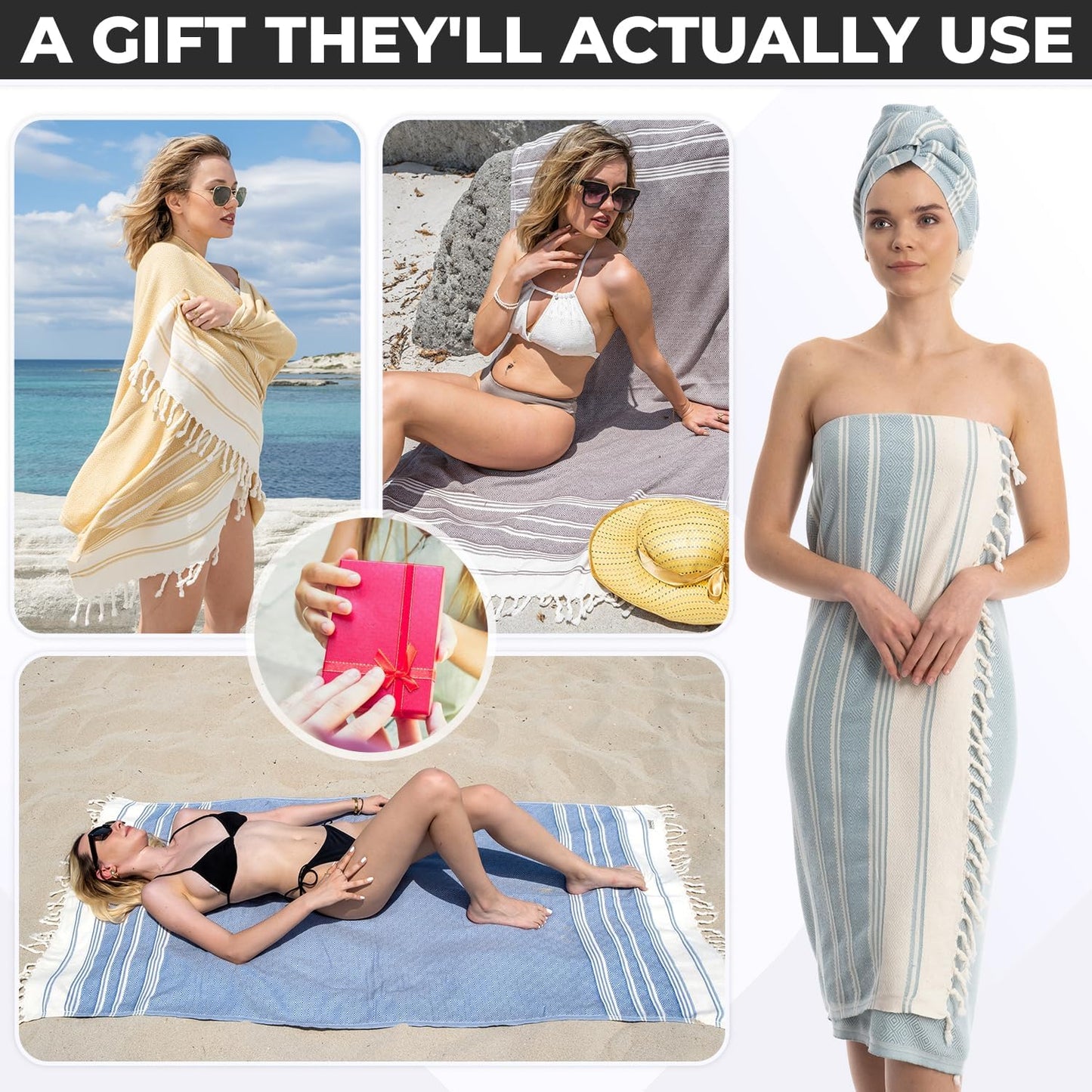 Organic Diamond Turkish Bath & Beach Towel | 100% Oeko-TEX Certified Turkish Cotton, Ultra-Soft, Quick-Dry, Lightweight, Oversized Luxury Peshtemal Towel, Prewashed, 71" x36, Butter Yellow