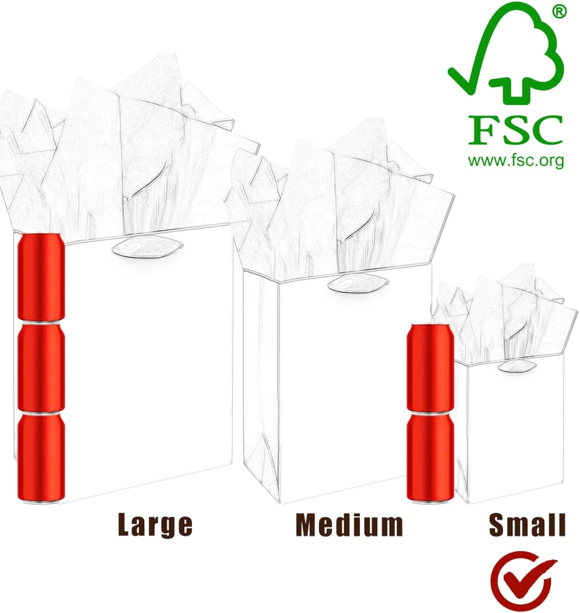 10PCS Bright Yellow Mini Gift Bags with Tissue Paper Handles 6.3"x4.7"x2.4" Small Size Present Party Favor Bags（ Tissue Paper ）