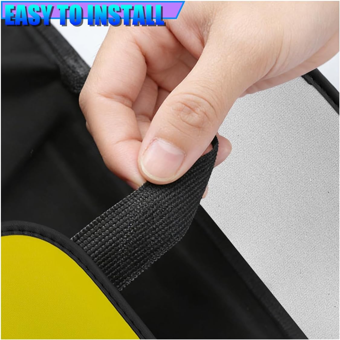 Bling Car Center Console Mat, PU Leather Armrest Cushion, Yellow | Rhinestone Crown Auto Armrest Box Pad, Waterproof Armrest Protector, Universal Bling Car Interior Accessories for Women Men