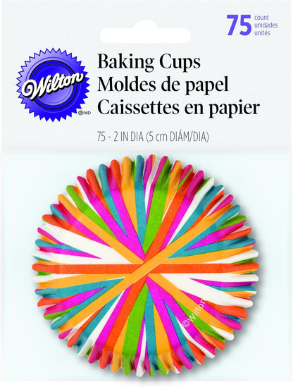 Color Wheel Standard Cupcake Liners, 75-Count