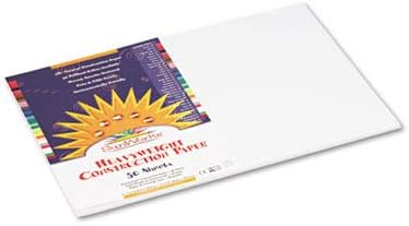 (Formerly SunWorks) Construction Paper, Yellow, 12" x 18", 50 Sheets