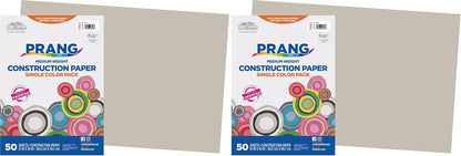 (Formerly SunWorks) Construction Paper, Yellow, 12" x 18", 50 Sheets