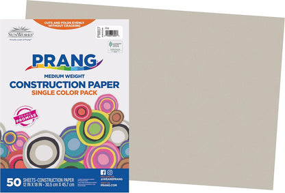 (Formerly SunWorks) Construction Paper, Yellow, 12" x 18", 50 Sheets