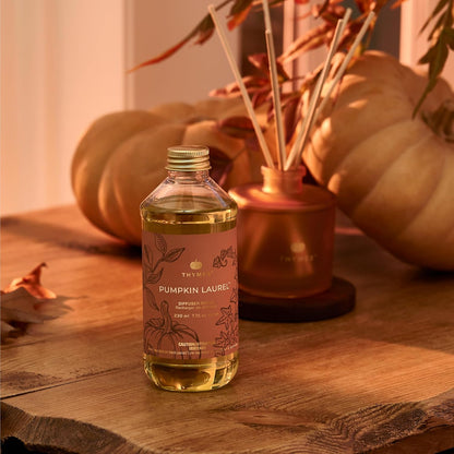 Reed Diffuser Oil Refill – Fragrance Oil for Diffuser Refill – Flameless Home Fragrance – Home Luxury Scents with Notes of Lemon Verbena, Lily of the Valley & Bergamot (Lemon Leaf, 7.75 fl oz)