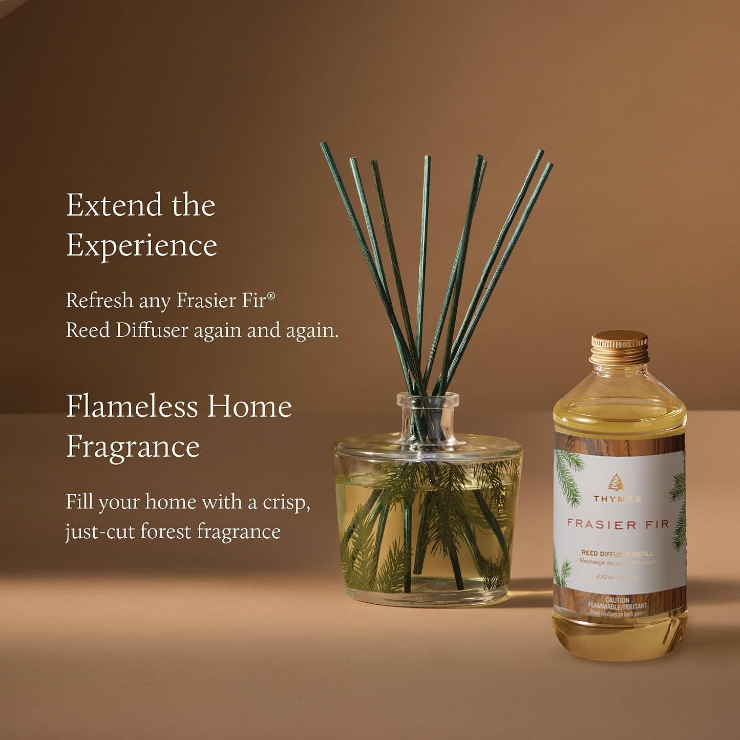 Reed Diffuser Oil Refill – Fragrance Oil for Diffuser Refill – Flameless Home Fragrance – Home Luxury Scents with Notes of Lemon Verbena, Lily of the Valley & Bergamot (Lemon Leaf, 7.75 fl oz)
