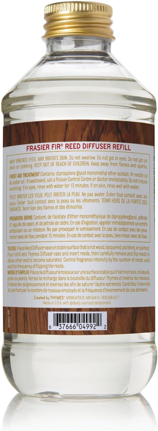 Reed Diffuser Oil Refill – Fragrance Oil for Diffuser Refill – Flameless Home Fragrance – Home Luxury Scents with Notes of Lemon Verbena, Lily of the Valley & Bergamot (Lemon Leaf, 7.75 fl oz)