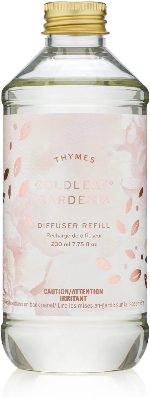 Reed Diffuser Oil Refill – Fragrance Oil for Diffuser Refill – Flameless Home Fragrance – Home Luxury Scents with Notes of Lemon Verbena, Lily of the Valley & Bergamot (Lemon Leaf, 7.75 fl oz)