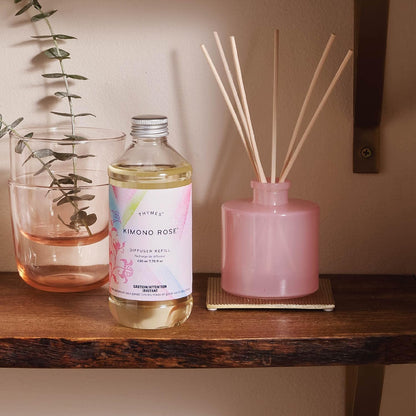 Reed Diffuser Oil Refill – Fragrance Oil for Diffuser Refill – Flameless Home Fragrance – Home Luxury Scents with Notes of Lemon Verbena, Lily of the Valley & Bergamot (Lemon Leaf, 7.75 fl oz)