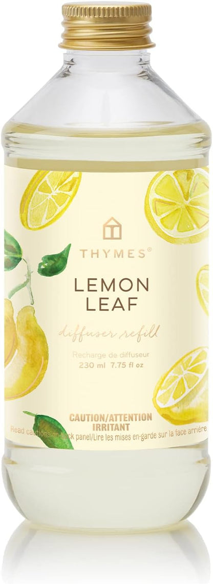 Reed Diffuser Oil Refill – Fragrance Oil for Diffuser Refill – Flameless Home Fragrance – Home Luxury Scents with Notes of Lemon Verbena, Lily of the Valley & Bergamot (Lemon Leaf, 7.75 fl oz)