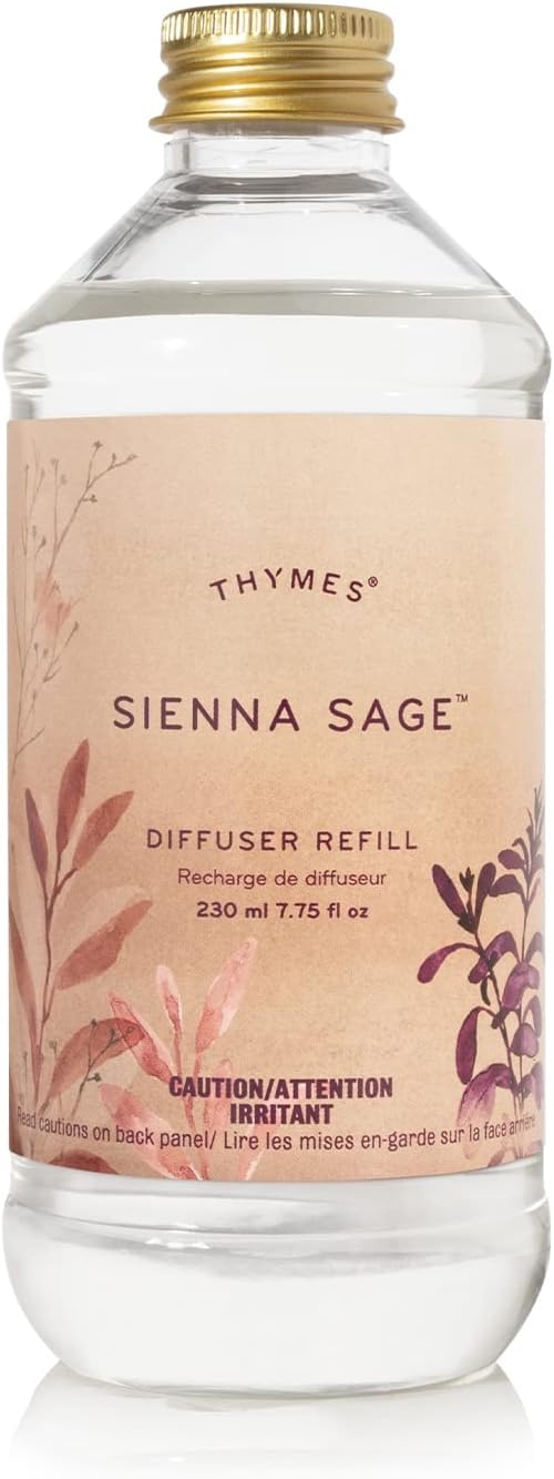 Reed Diffuser Oil Refill – Fragrance Oil for Diffuser Refill – Flameless Home Fragrance – Home Luxury Scents with Notes of Lemon Verbena, Lily of the Valley & Bergamot (Lemon Leaf, 7.75 fl oz)