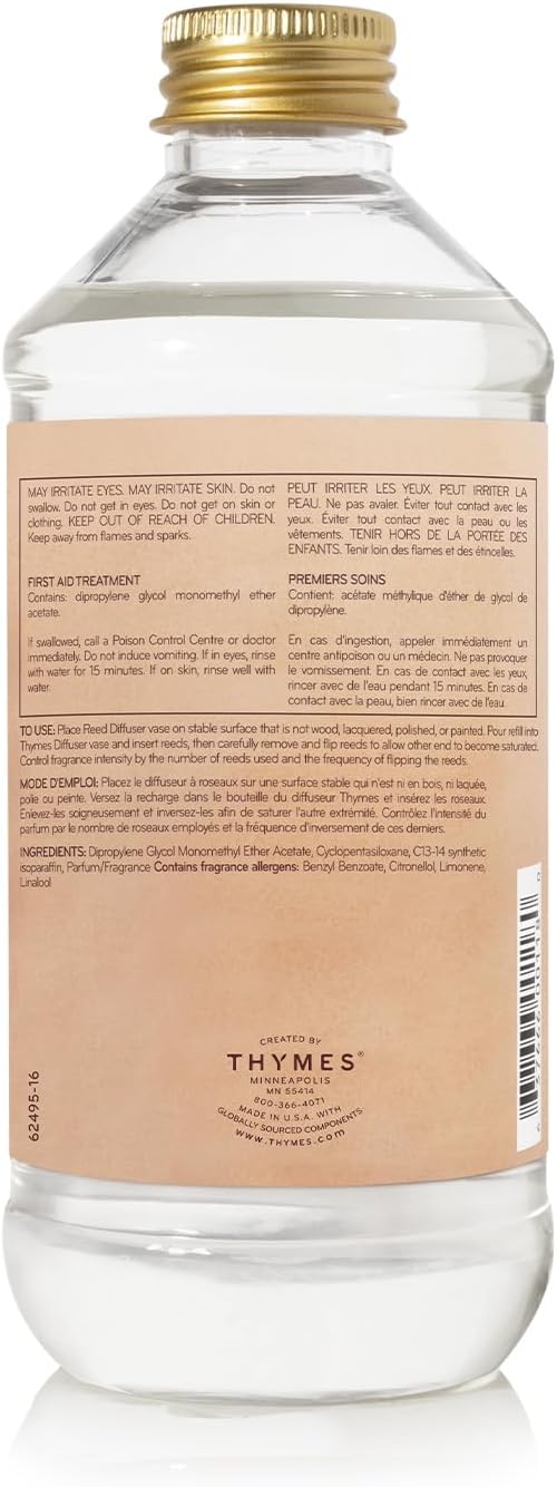 Reed Diffuser Oil Refill – Fragrance Oil for Diffuser Refill – Flameless Home Fragrance – Home Luxury Scents with Notes of Lemon Verbena, Lily of the Valley & Bergamot (Lemon Leaf, 7.75 fl oz)